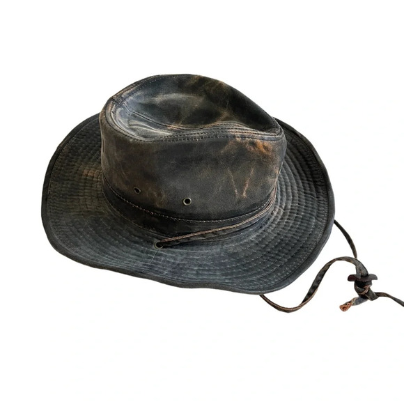 DPC Other - Sold Dorfman Pacific Co. DPC Vegan leather Cotton Western Cowboy Hat Medium